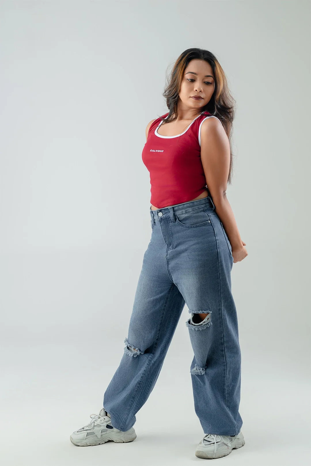 Drift V Relaxed Crop Top